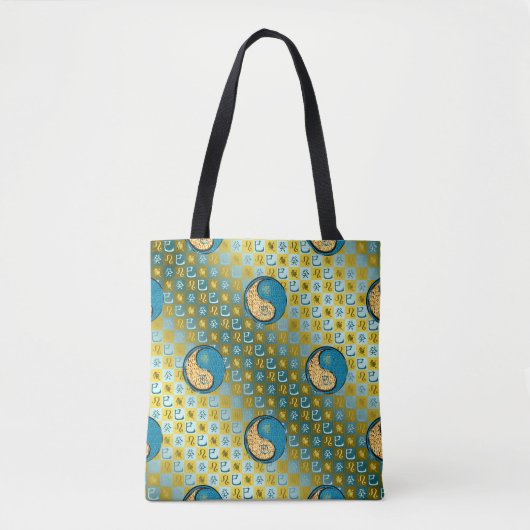 Tote Bag Lion & Serpent d'eau (Devant)
