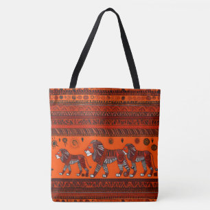 Tote Bag Lions africains élégants contemporains