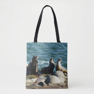 Tote Bag Lions de la mer de San Diego