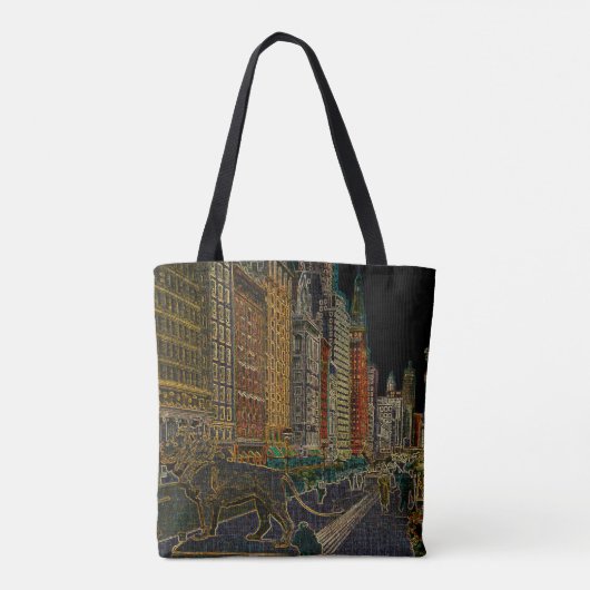Tote Bag Lions d'institut d'art d'avenue de Chicago (Dos)