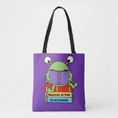 Tote Bag Lire Est Fun Joli Livre Aimer Alien (Devant)