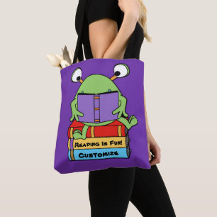 Tote Bag Lire Est Fun Joli Livre Aimer Alien