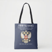 Tote Bag Lire les livres anciens Conservateur Anti Annuler  (Devant)