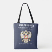Tote Bag Lire les livres anciens Conservateur Anti Annuler  (Dos)