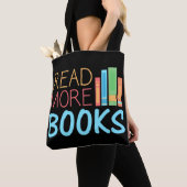 Tote Bag Lire plus de livres (De près)