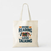 Tote Bag Lire plus moins parler (Dos)