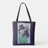 Tote Bag L'Iris pourpre du printemps (Dos)