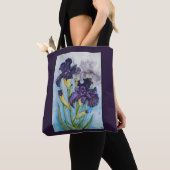 Tote Bag L'Iris pourpre du printemps (De près)