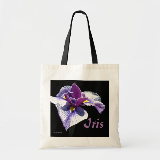 Tote Bag L'iris pourpre le plus bleu (Devant)