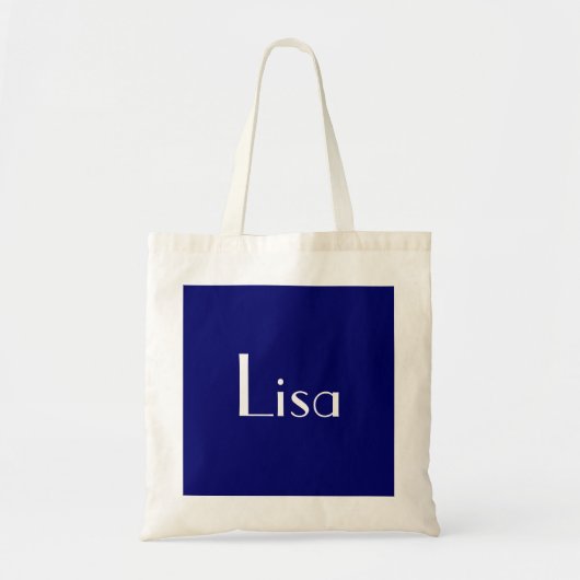 Tote Bag Lisa Dans La Marine I (Devant)