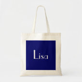 Tote Bag Lisa Dans La Marine IV (Devant)