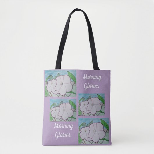 Tote Bag Liserons sur clôture à mailles  (Devant)