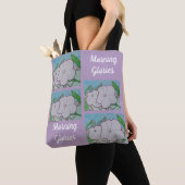 Tote Bag Liserons sur clôture à mailles  (De près)