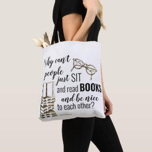 Tote Bag Lisez des livres. Soyez gentils les uns avec les a