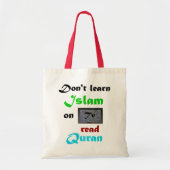 Tote Bag Lisez le Quran pour apprendre l'Islam (Devant)