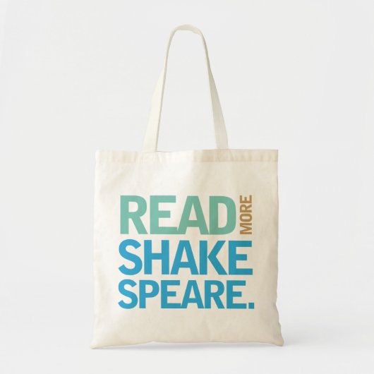 Tote Bag Lisez plus de Shakespeare (Devant)