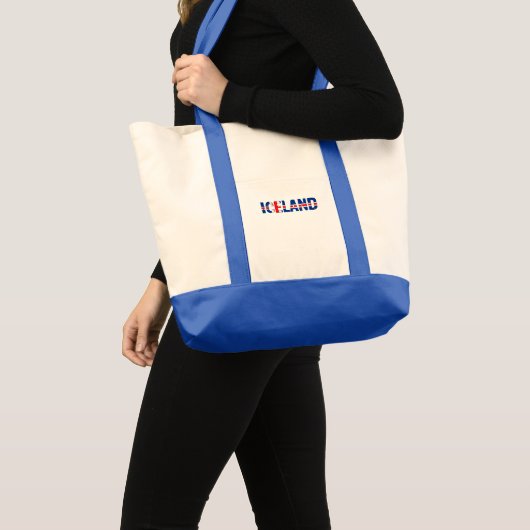 Tote Bag L'Islande aime patriote (Devant (produit))