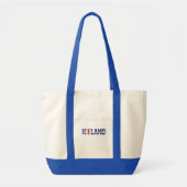 Tote Bag L'Islande aime patriote (Devant)