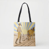 Tote Bag Lissage d'un champ (Devant)