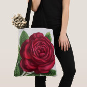 Tote Bag Lithographie de rose antique, François-Frédéric Gr (De près)