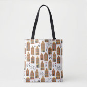 Tote Bag Little Amsterdam House Dutch Canal House (Devant)