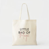 Tote Bag Little Bag of Magic Minimalist Modern Quote (Devant)