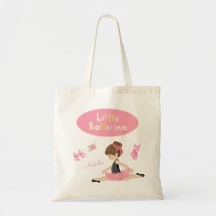 Tote Bag Little Ballerina Pink Ballet Girls Nom