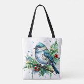 Tote Bag Little Bird et Christmas Greens (Dos)