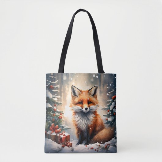 Tote Bag Little Christmas Fox (Devant)