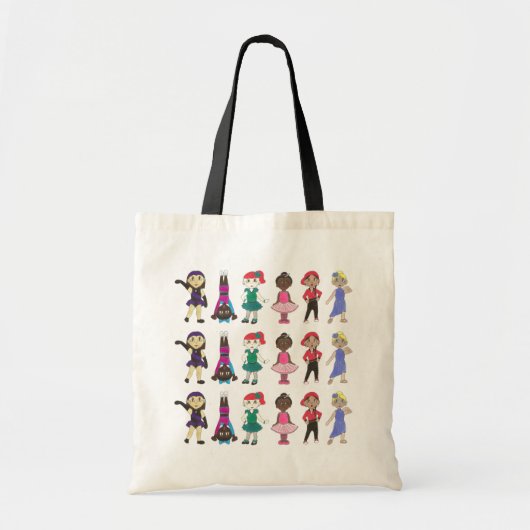 Tote Bag Little Dancers Ballet Tap Jazz Acro Considérant St (Devant)