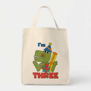 Tote Bag Little Dino 3ème Anniversaire Tshirts et cadeaux