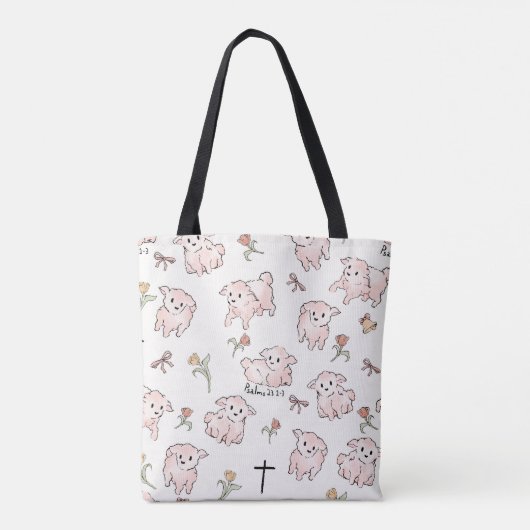 Tote Bag Little Lamb White (Dos)