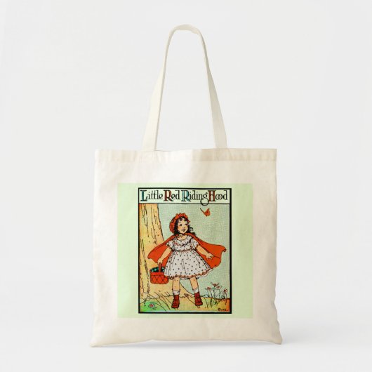 Tote Bag Little Red Riding Hood Vintage Cute (Devant)