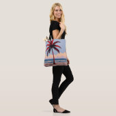 Tote Bag Littoral Crimson (Sur le modèle)
