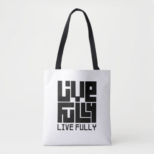 Tote Bag Live fully (Devant)