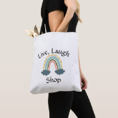 Tote Bag Live, Laugh Shop Fourre-tout (De près)