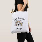 Tote Bag Live, Laugh Shop Fourre-tout (De près)