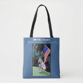 Tote Bag Live Like a Local Retro Travel (Devant)