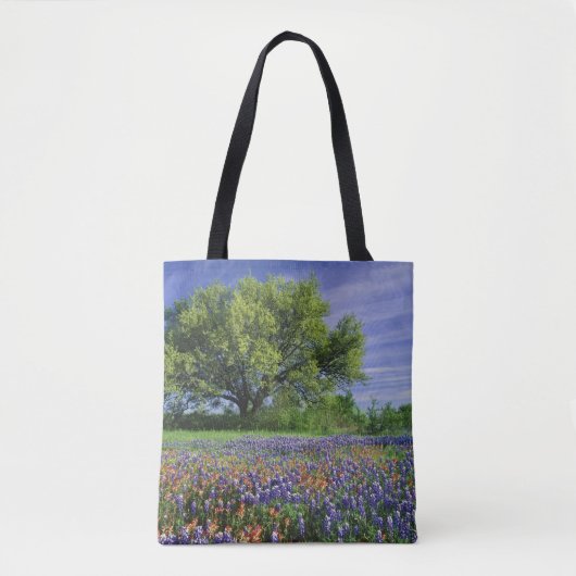 Tote Bag Live Oak & Texas Paintbrush et Texas (Devant)