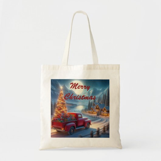 Tote Bag Livraison de Noël magique (Devant)