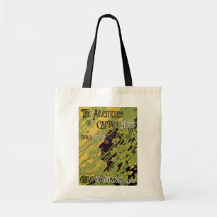 Tote Bag Livre Art Nouveau Vintage, Aventures du Capitaine 