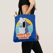 Tote Bag Livre de la bibliothèque de requins (De près)