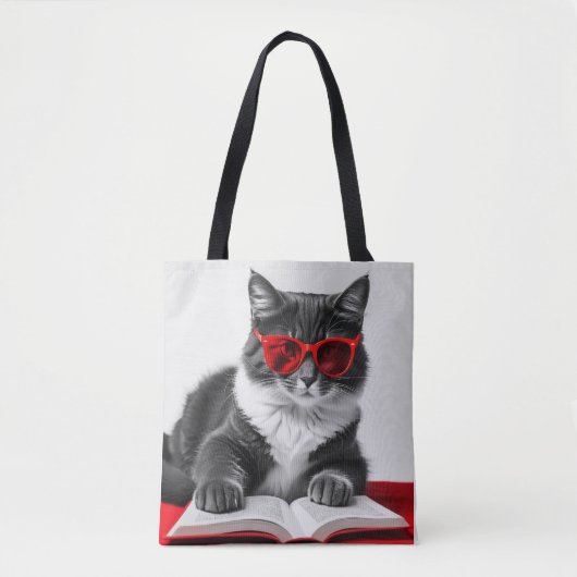 Tote Bag Livre de lecture Cat (Devant)