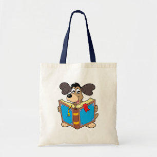 Tote Bag Livre de lecture de chien