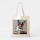 Tote Bag Livre de lecture de chien (Dos)