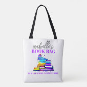 Tote Bag Livre de lecture de l'anniversaire de maman Lover (Dos)