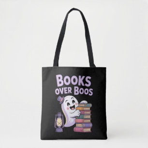 Tote Bag Livre fantôme lavande enjoué sur les Boos