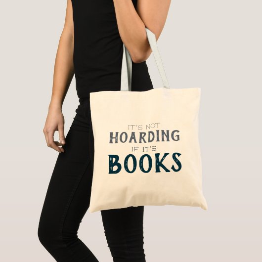 Tote Bag Livre Lover Hoarder drôle Lecture Nerd (Devant (produit))