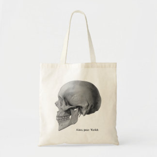 Tote Bag Livre pauvre fourre-tout de Yorick de crâne de