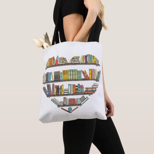 Tote Bag Livres cool Lecture Hommes Femmes Livre Lover Lite (De près)